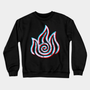 Avatar the Last Airbender Fire Nation Symbol 3D Crewneck Sweatshirt